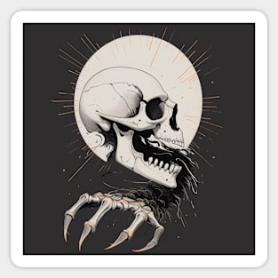 Devil's skull Sticker